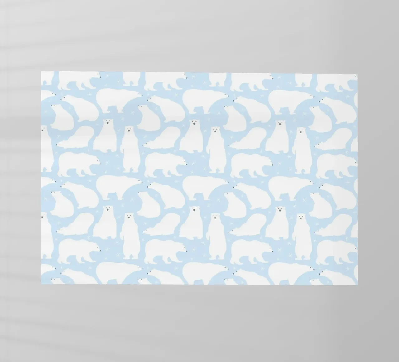 Polar Bear Pattern No 02 pellicola backlit da treechild