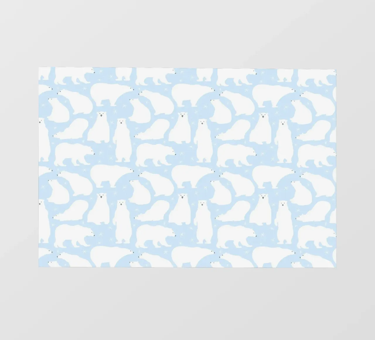 Polar Bear Pattern No 02 pellicola backlit da treechild