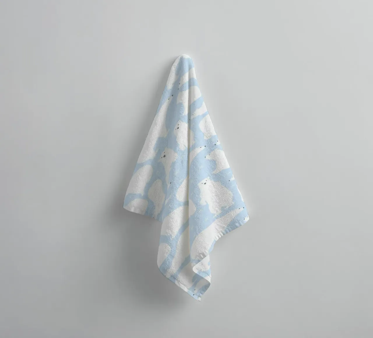 Polar Bear Pattern No 02 asciugamano da bagno da treechild