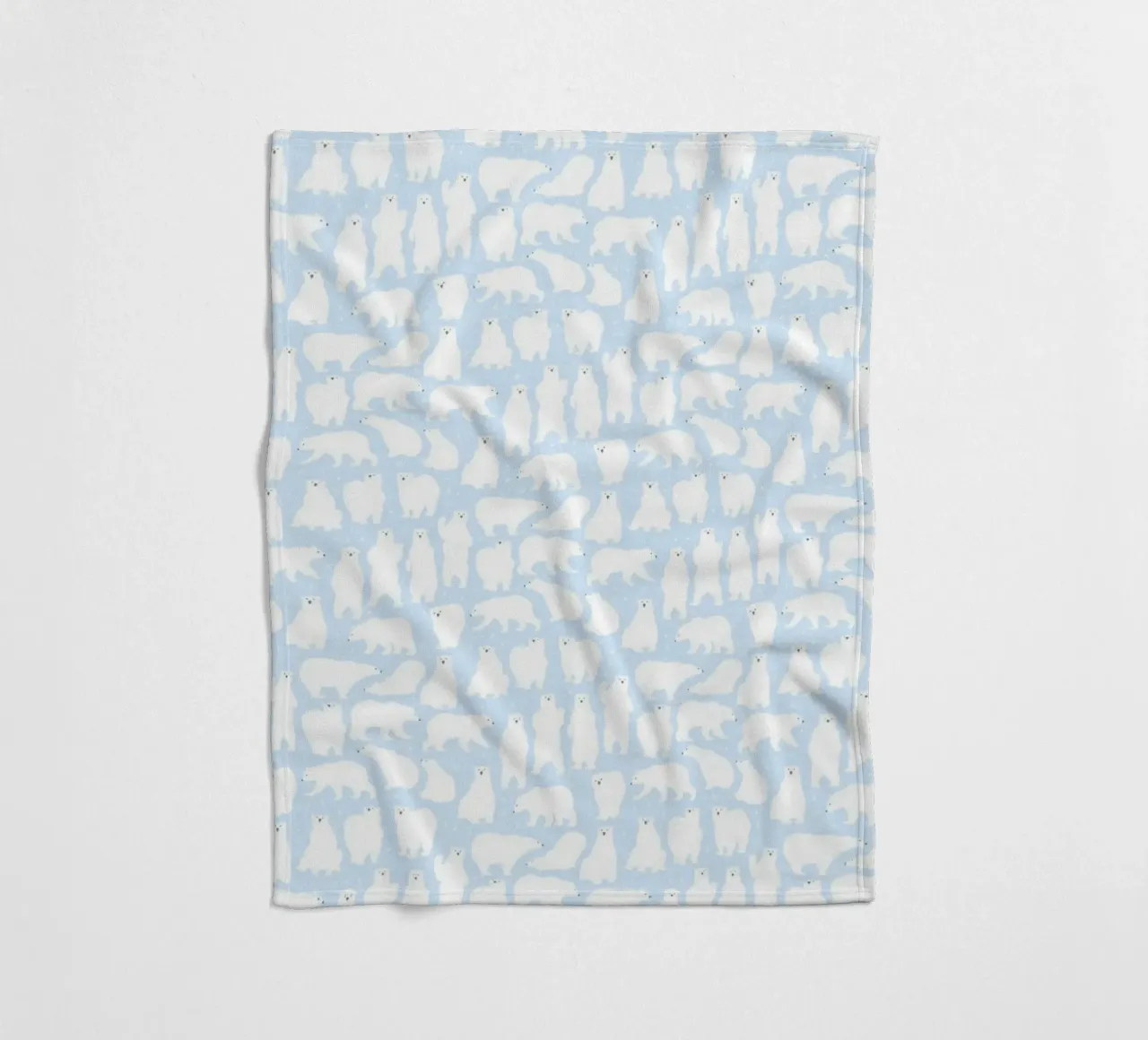 Polar Bear Pattern No 03 coperta in pile da treechild