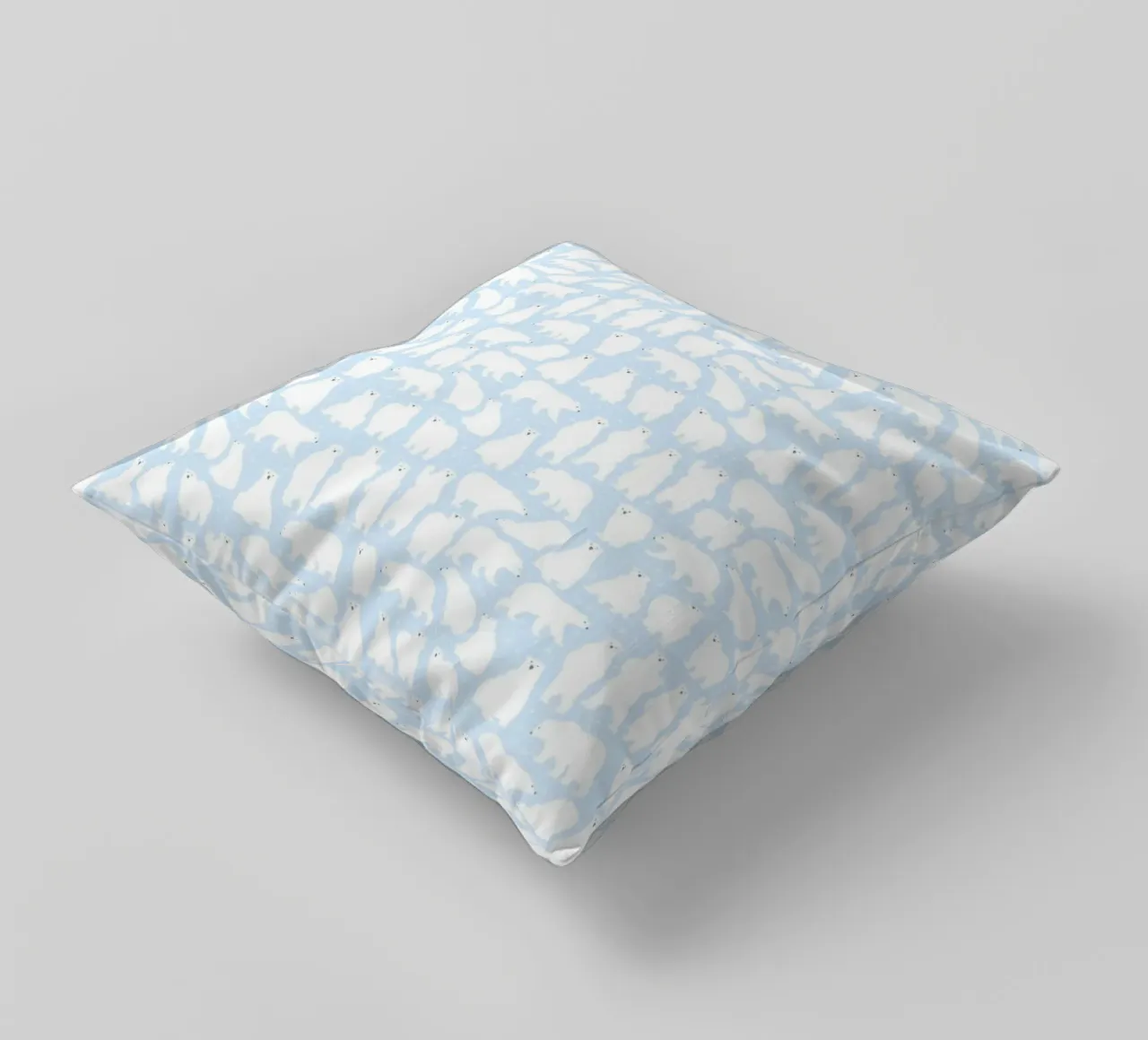 Polar Bear Pattern No 03 cuscino da treechild