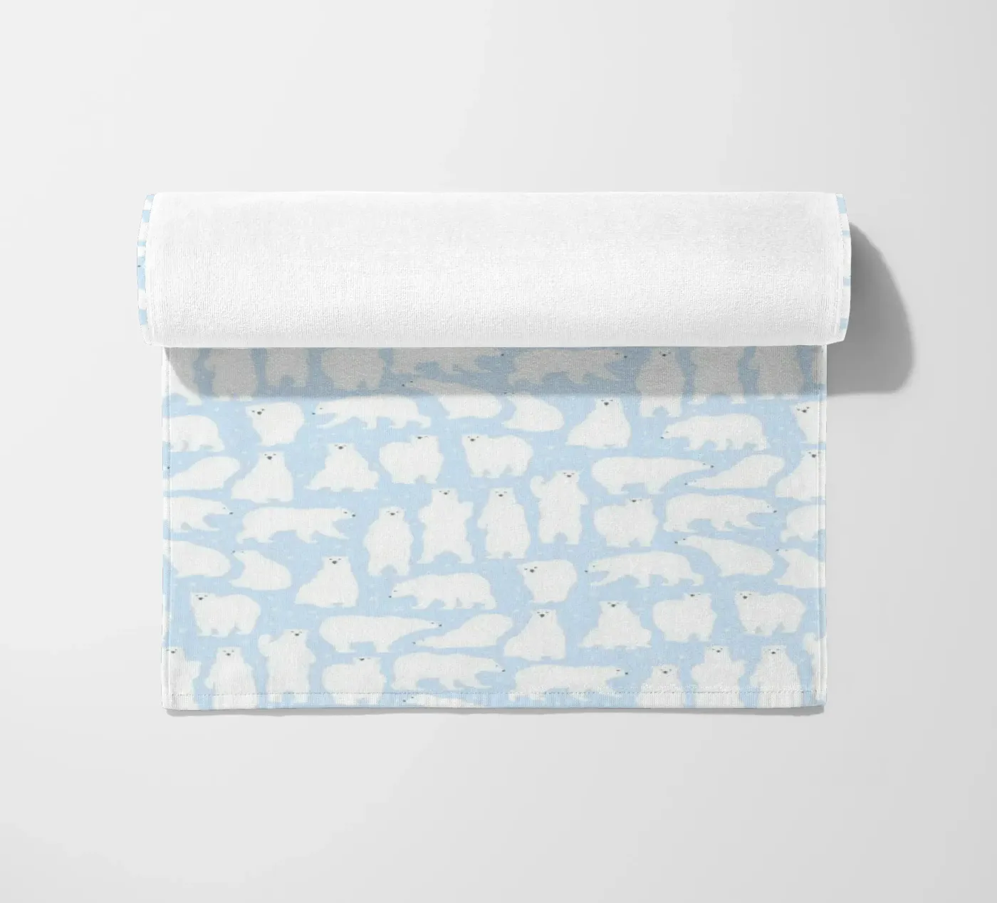 Polar Bear Pattern No 03 telo mare da treechild