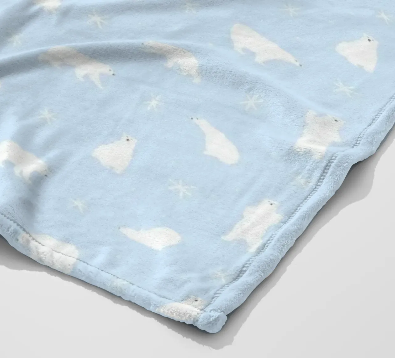 Polar Bear Pattern No 04 coperta in pile da treechild
