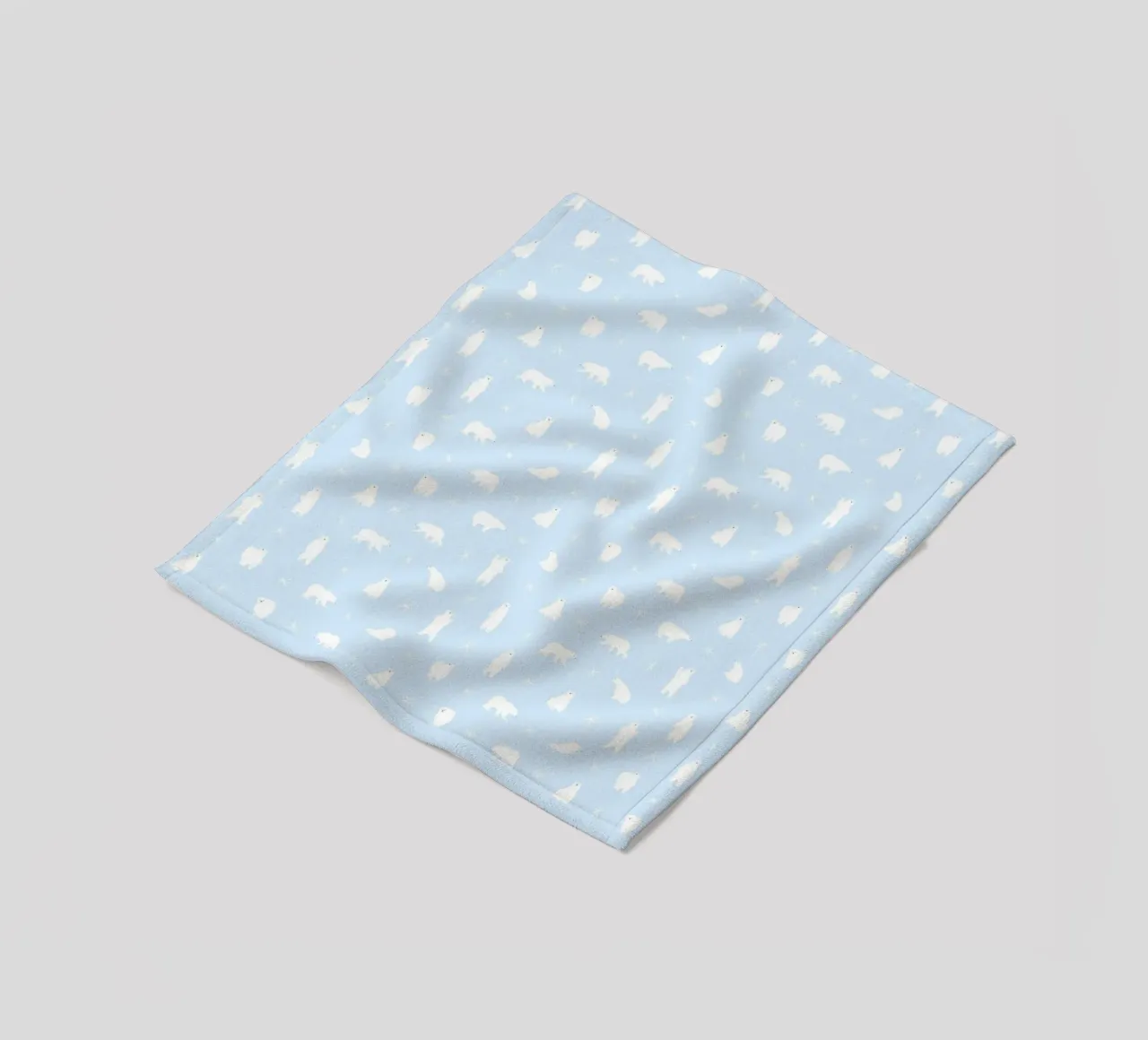 Polar Bear Pattern No 04 coperta in pile da treechild