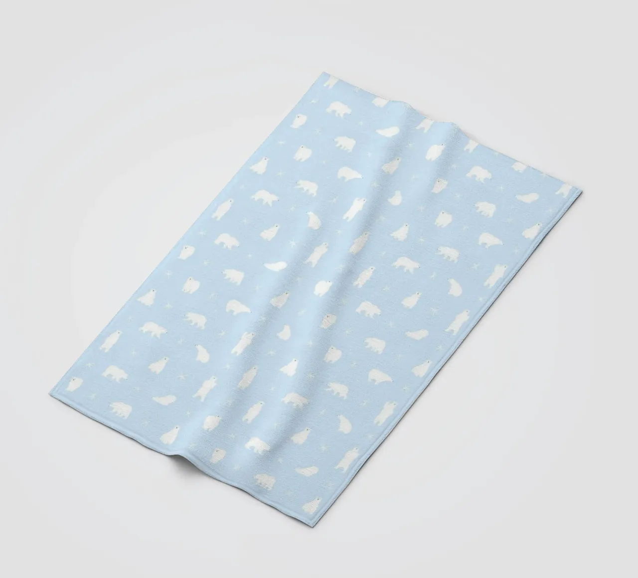 Polar Bear Pattern No 04 coperta in pile da treechild