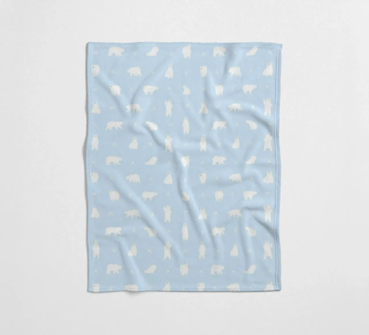 Polar Bear Pattern No 04 coperta in pile da treechild
