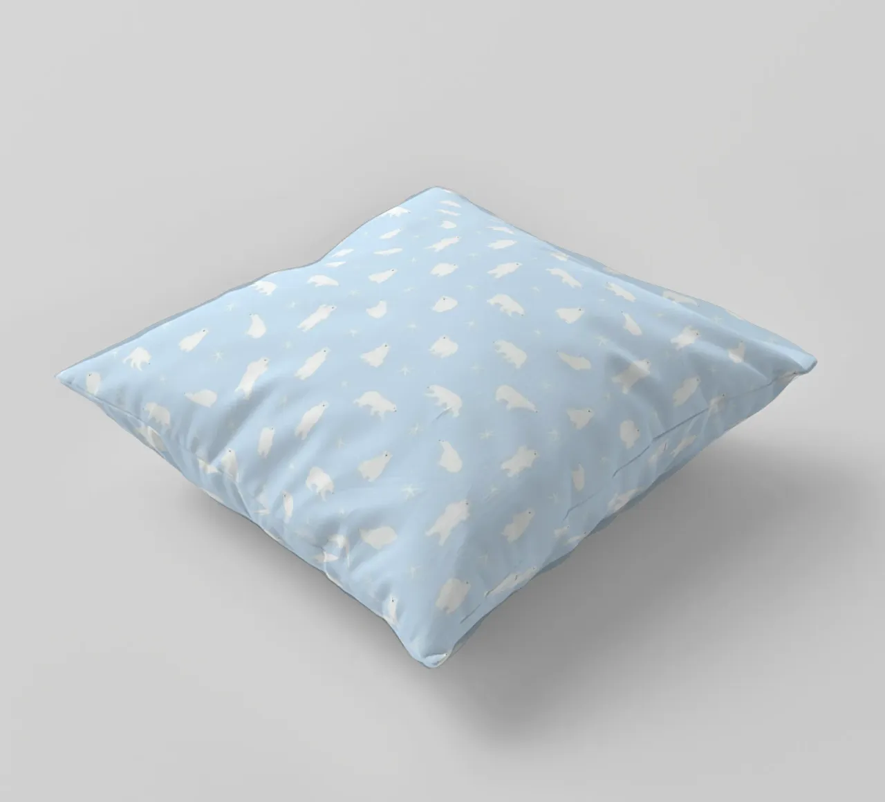 Polar Bear Pattern No 04 cuscino da treechild
