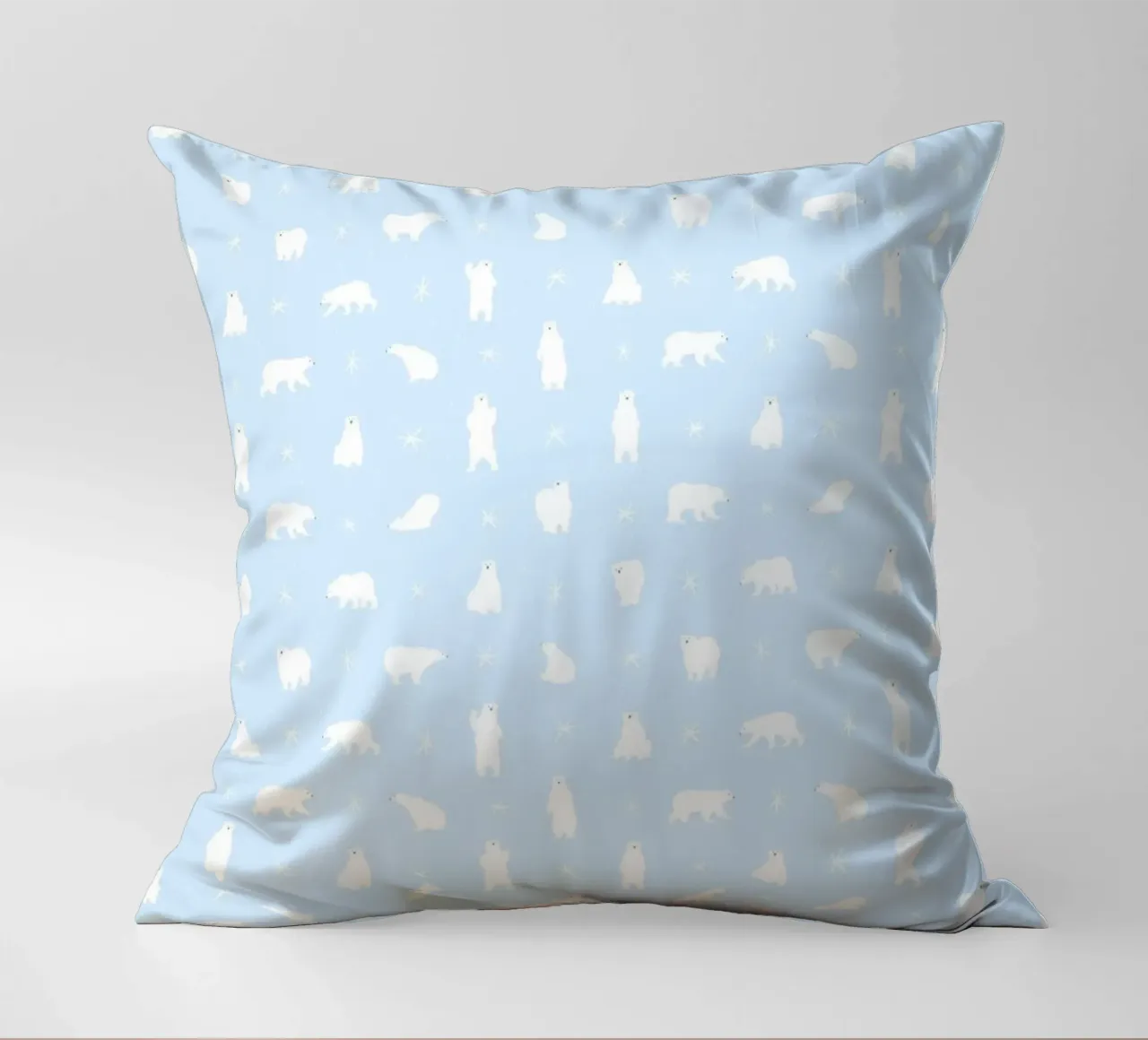 Polar Bear Pattern No 04 cuscino da treechild