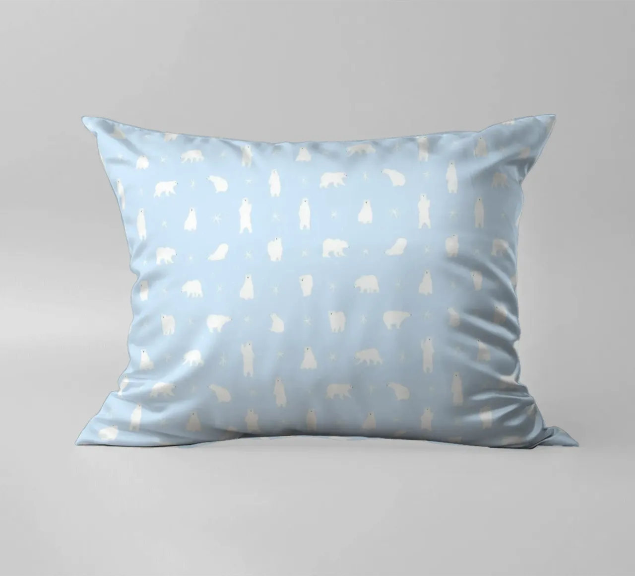 Polar Bear Pattern No 04 cuscino da treechild
