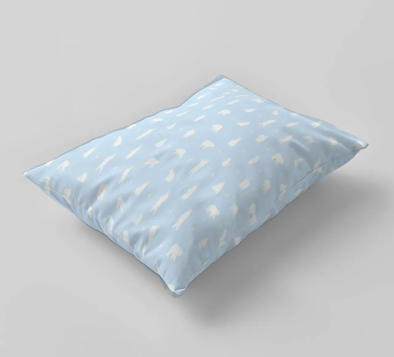 Polar Bear Pattern No 04 cuscino da treechild