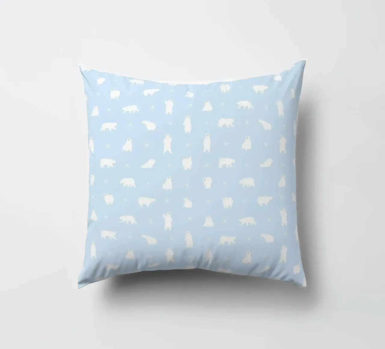 Polar Bear Pattern No 04 cuscino da treechild