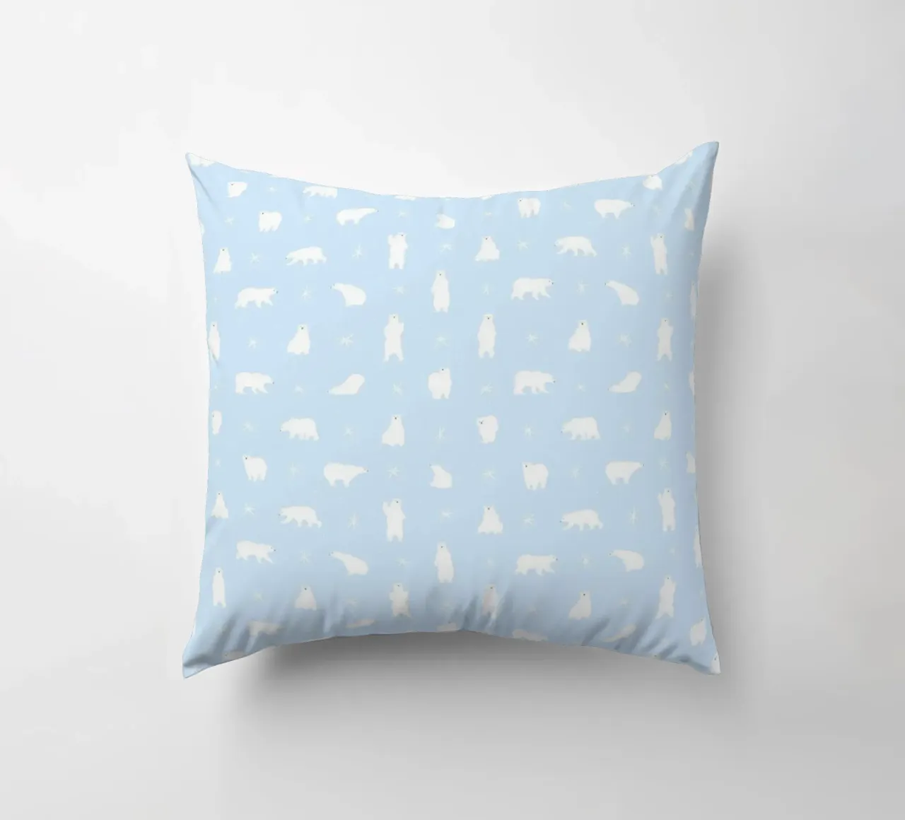 Polar Bear Pattern No 04 cuscino da treechild