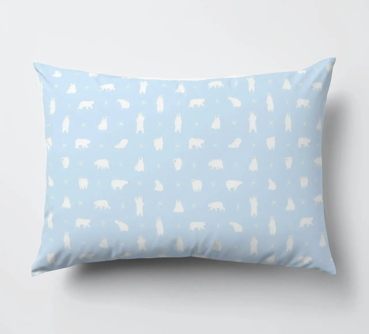 Polar Bear Pattern No 04 cuscino da treechild