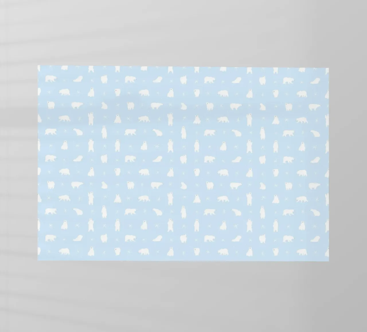Polar Bear Pattern No 04 pellicola backlit da treechild
