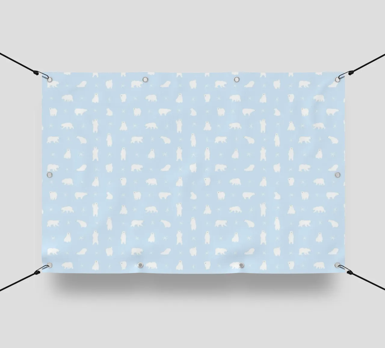 Polar Bear Pattern No 04 telo in pvc da treechild