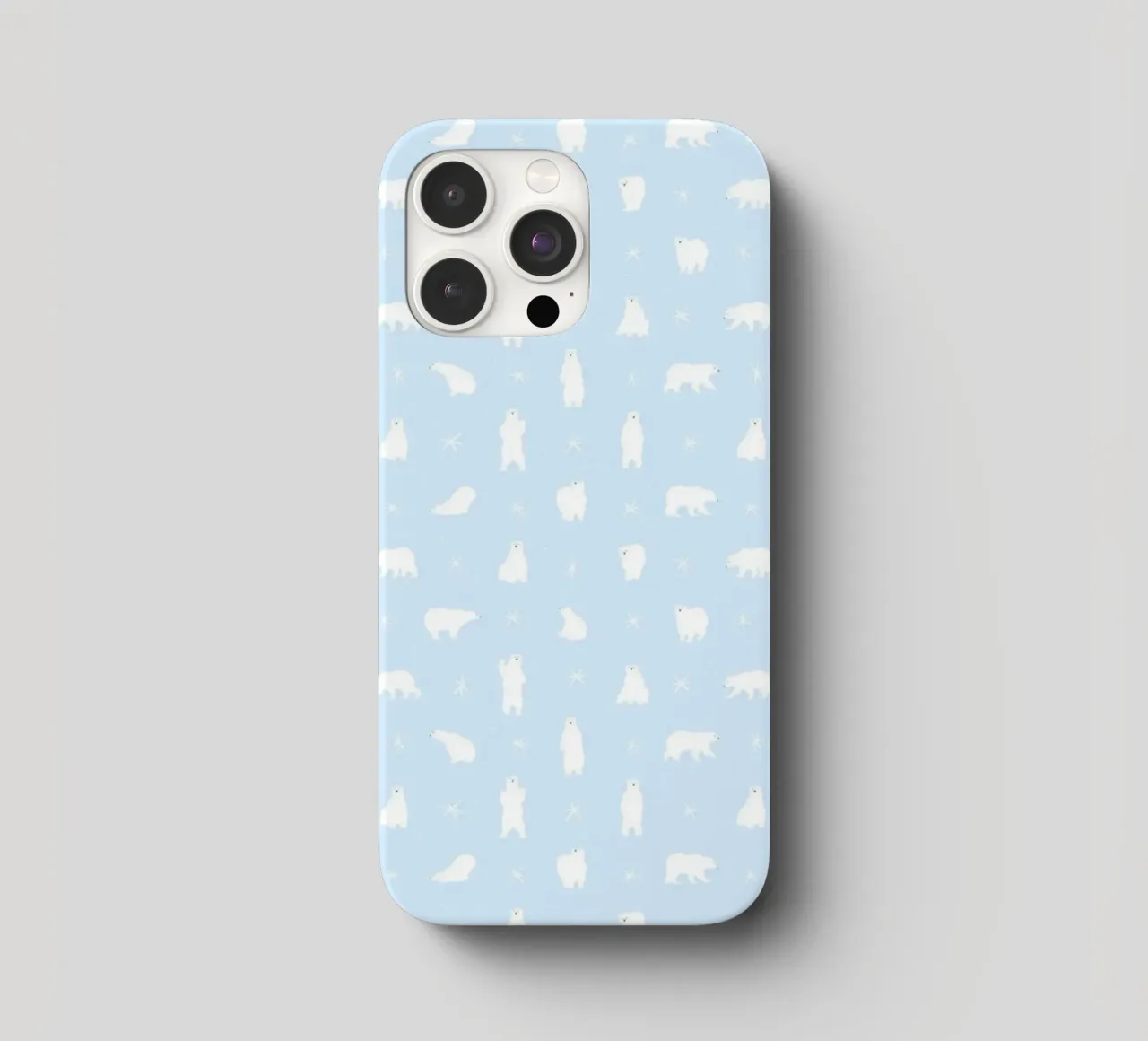 Polar Bear Pattern No 04 cover iphone da treechild