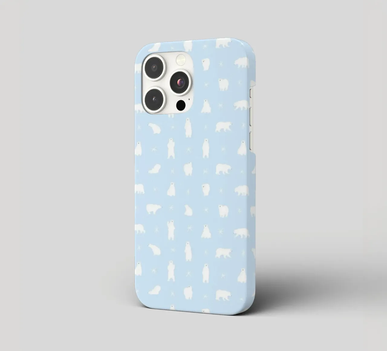 Polar Bear Pattern No 04 cover iphone da treechild