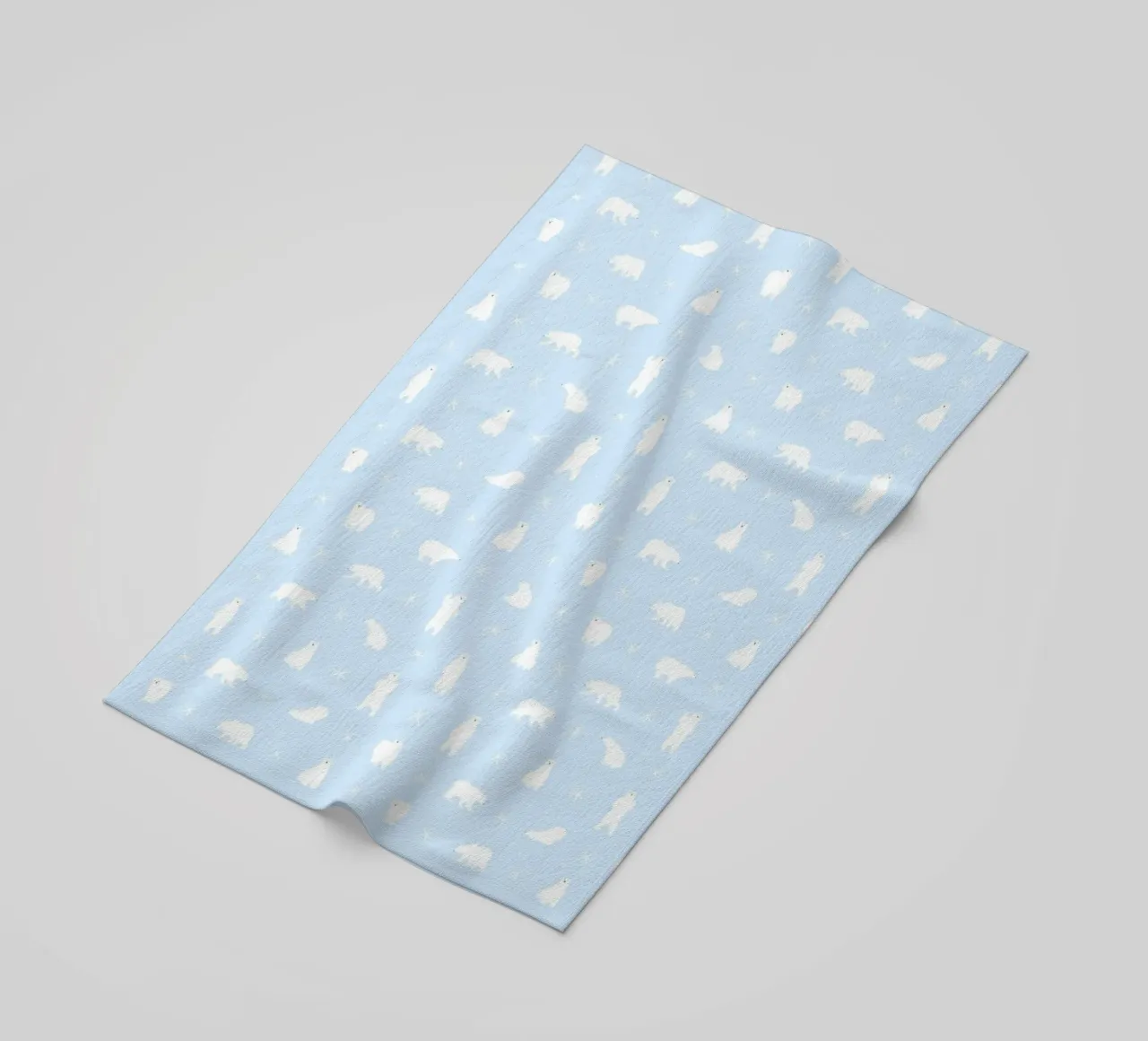 Polar Bear Pattern No 04 telo mare da treechild