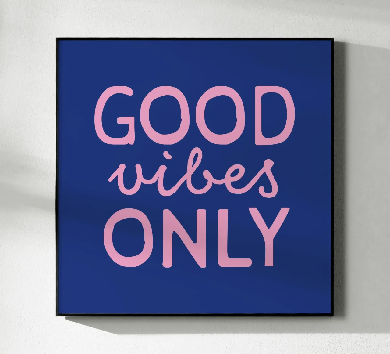GOOD vibes ONLY plexiglass da STUDIO 4H37