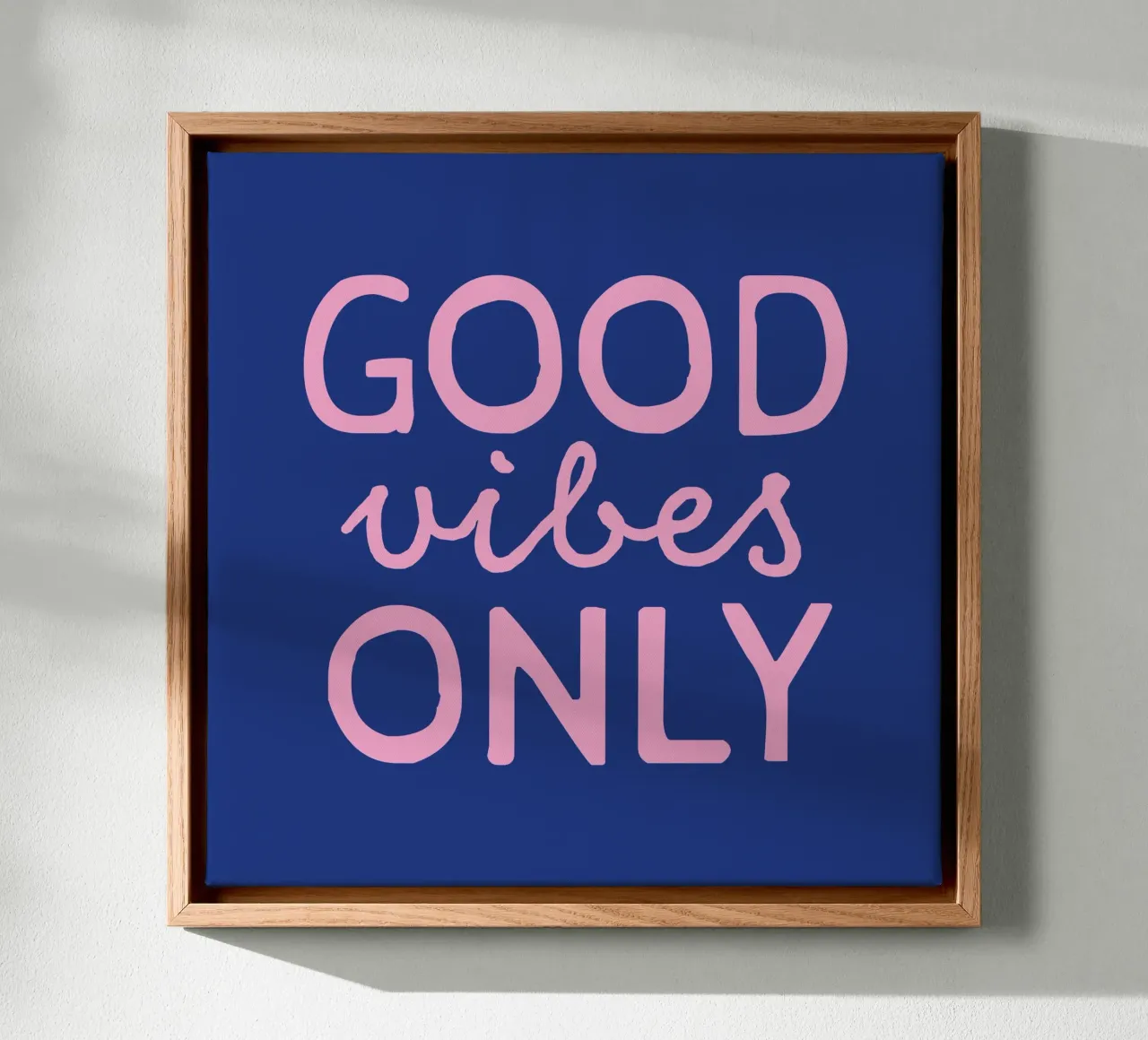 GOOD vibes ONLY tela da STUDIO 4H37