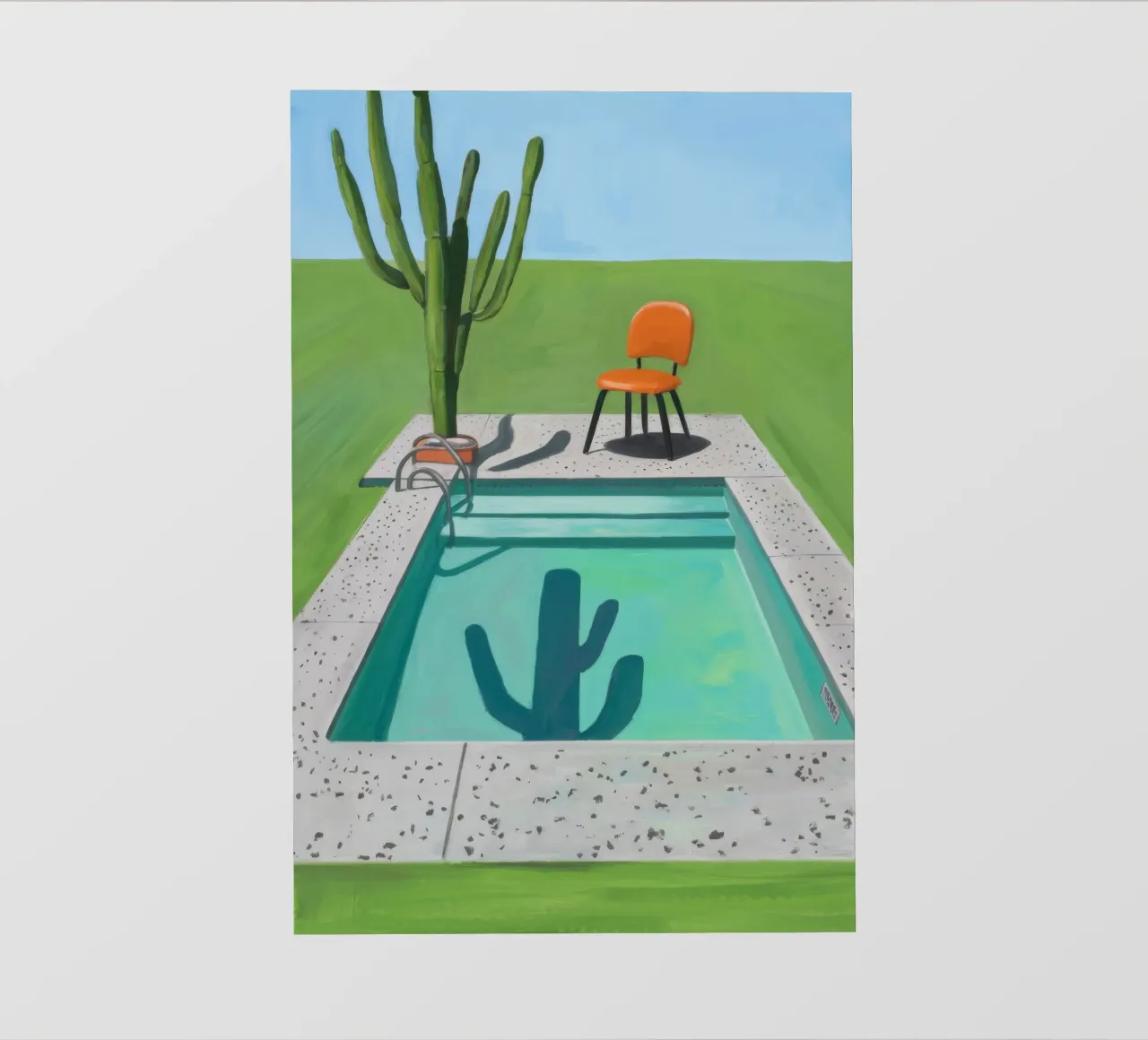 Serenità dei cactus a bordo piscina telo in pvc da Pan Denim
