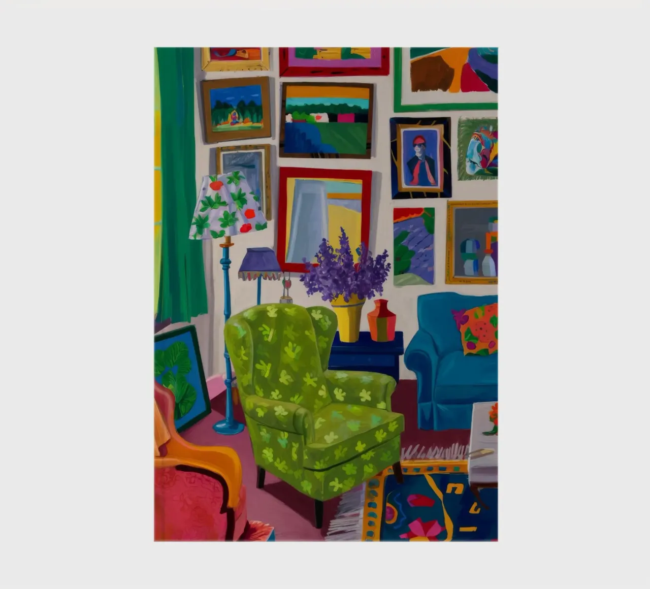 Maximalist Gallery Desk notebook by Haven Fantasy