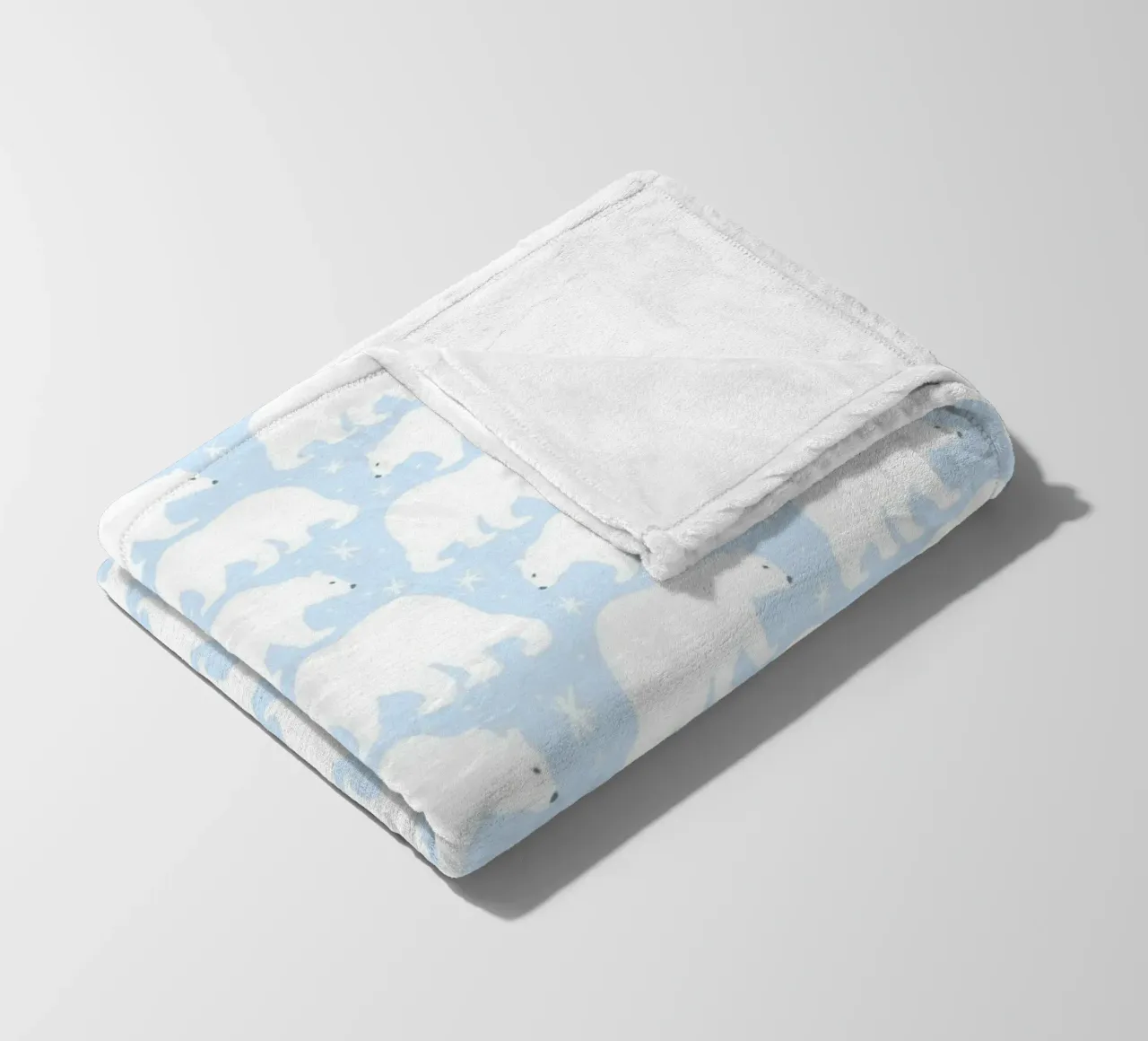 Polar Bear Pattern No 05 coperta in pile da treechild