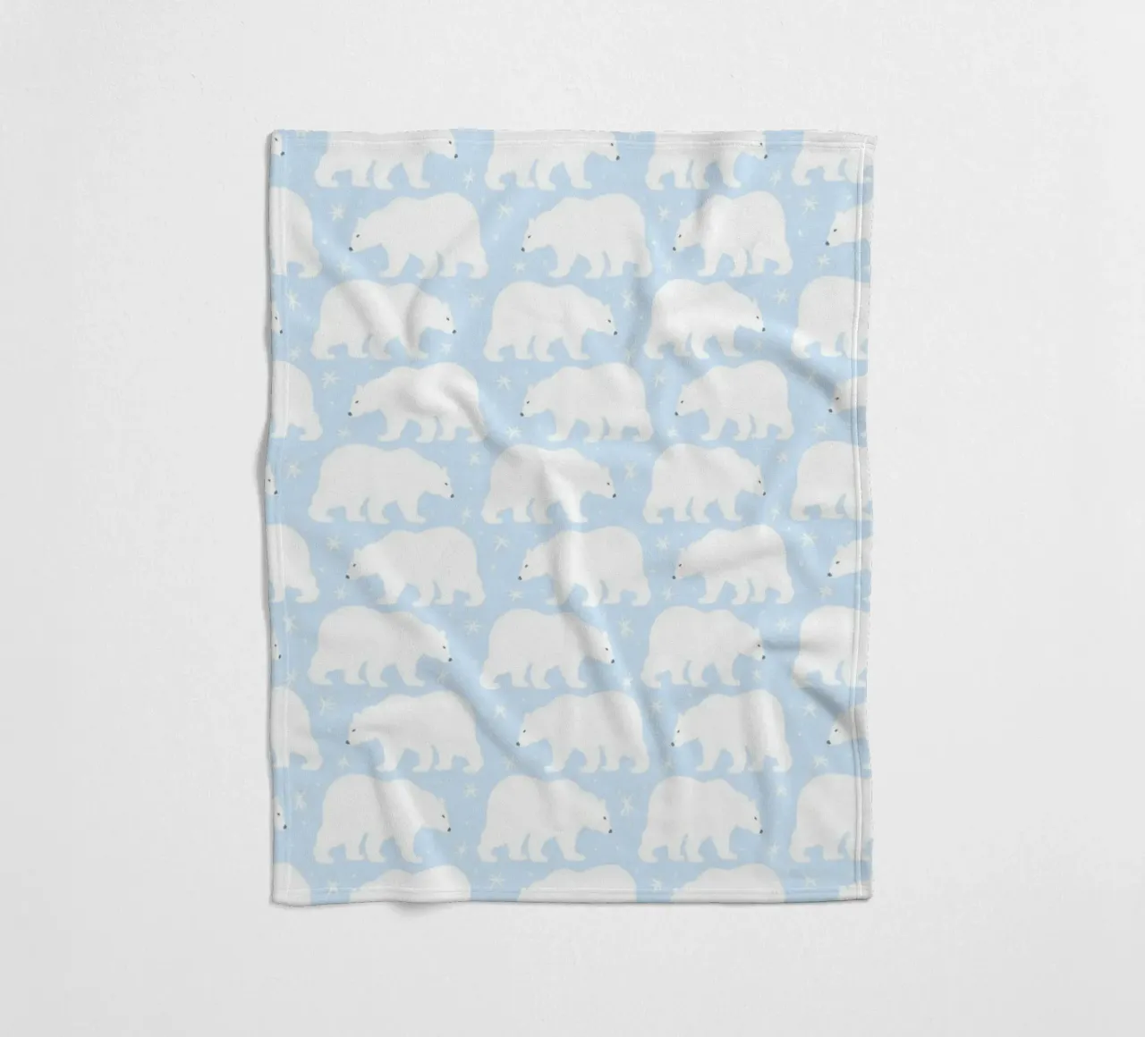 Polar Bear Pattern No 05 coperta in pile da treechild