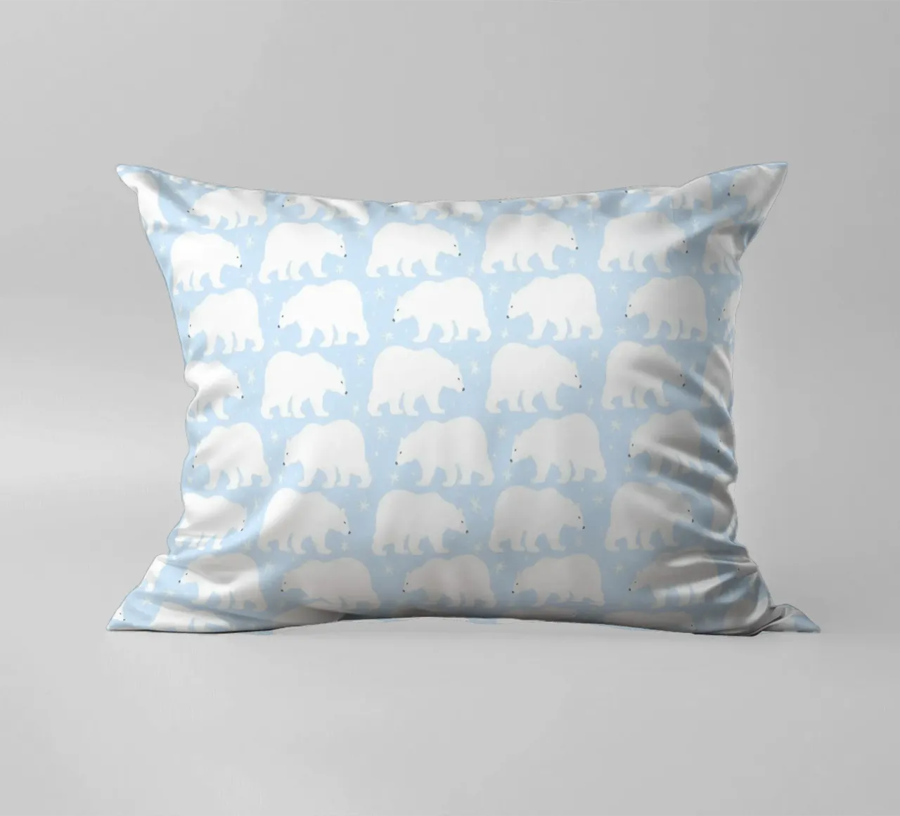 Polar Bear Pattern No 05 cuscino da treechild
