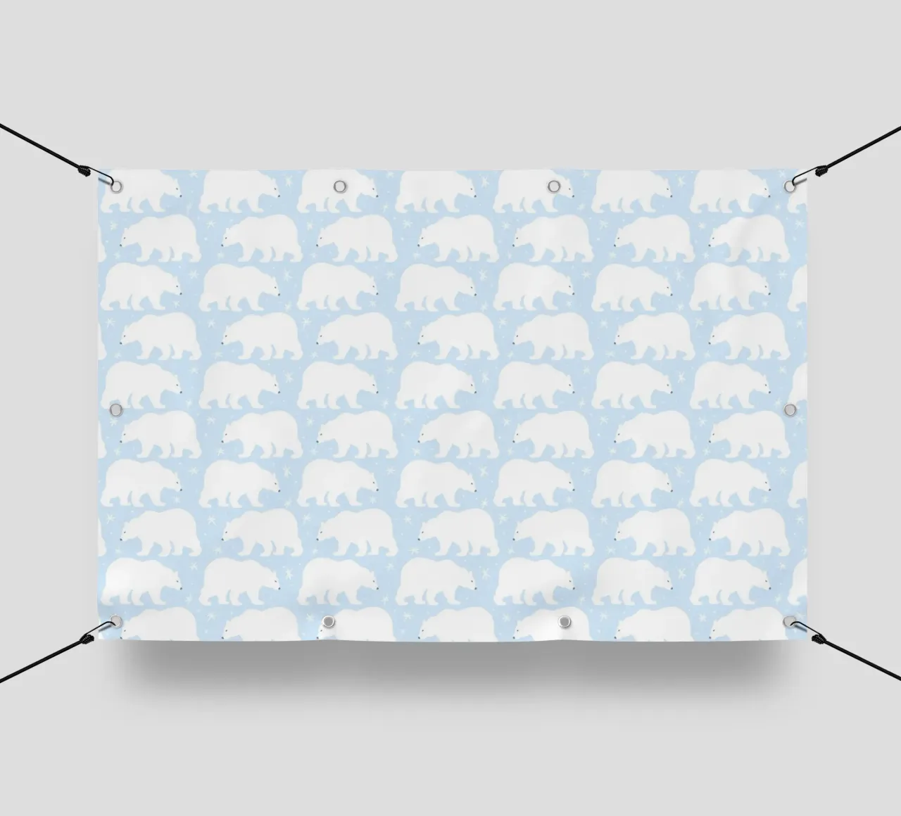Polar Bear Pattern No 05 telo in pvc da treechild