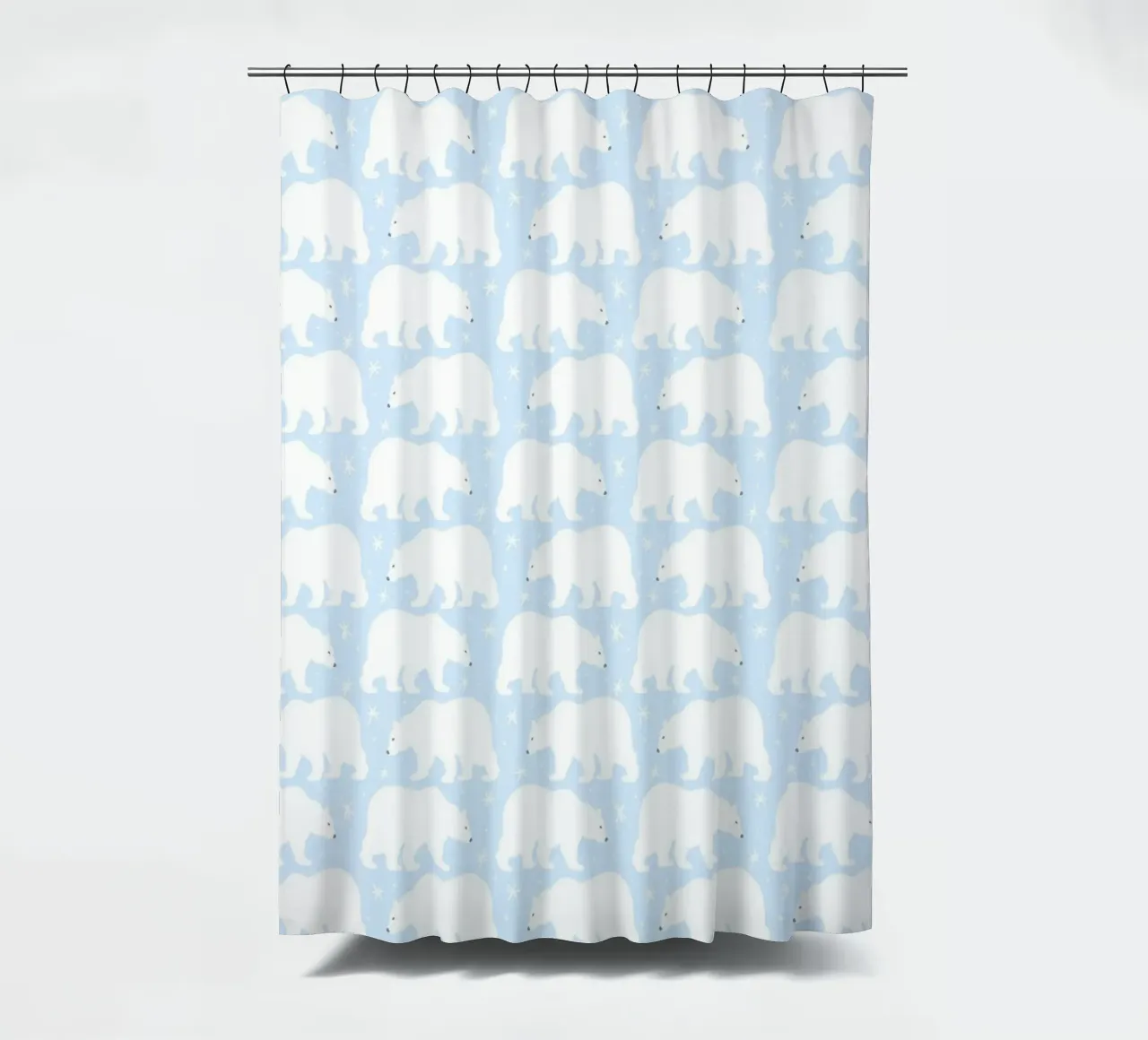Polar Bear Pattern No 05 tenda da doccia da treechild