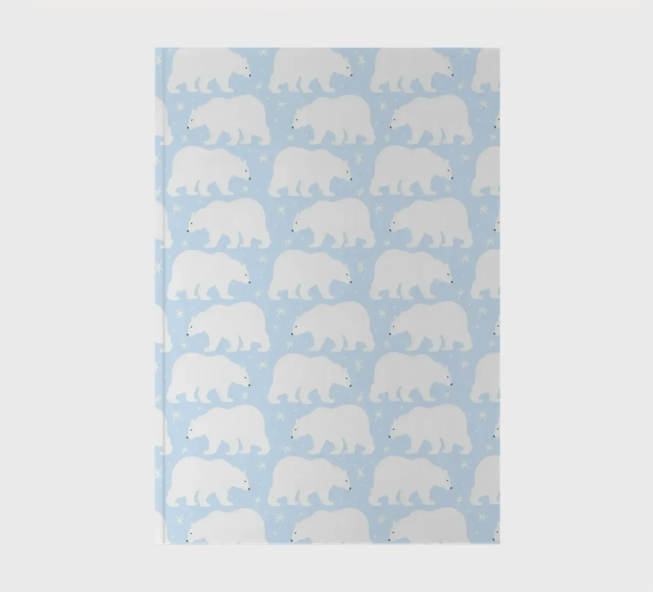 Polar Bear Pattern No 05 notebook by treechild