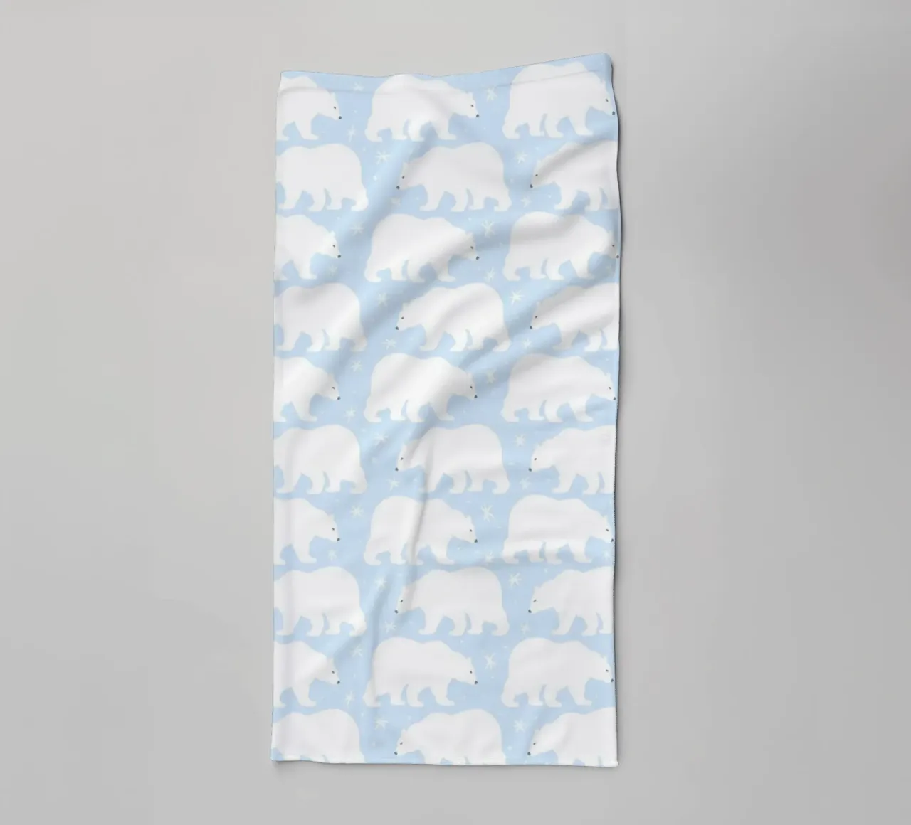 Polar Bear Pattern No 05 asciugamano da bagno da treechild