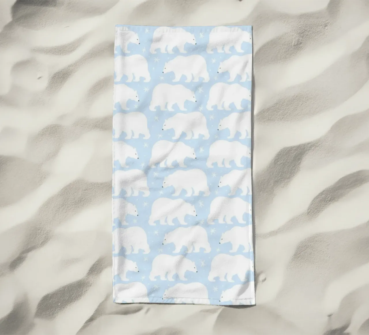 Polar Bear Pattern No 05 telo mare da treechild
