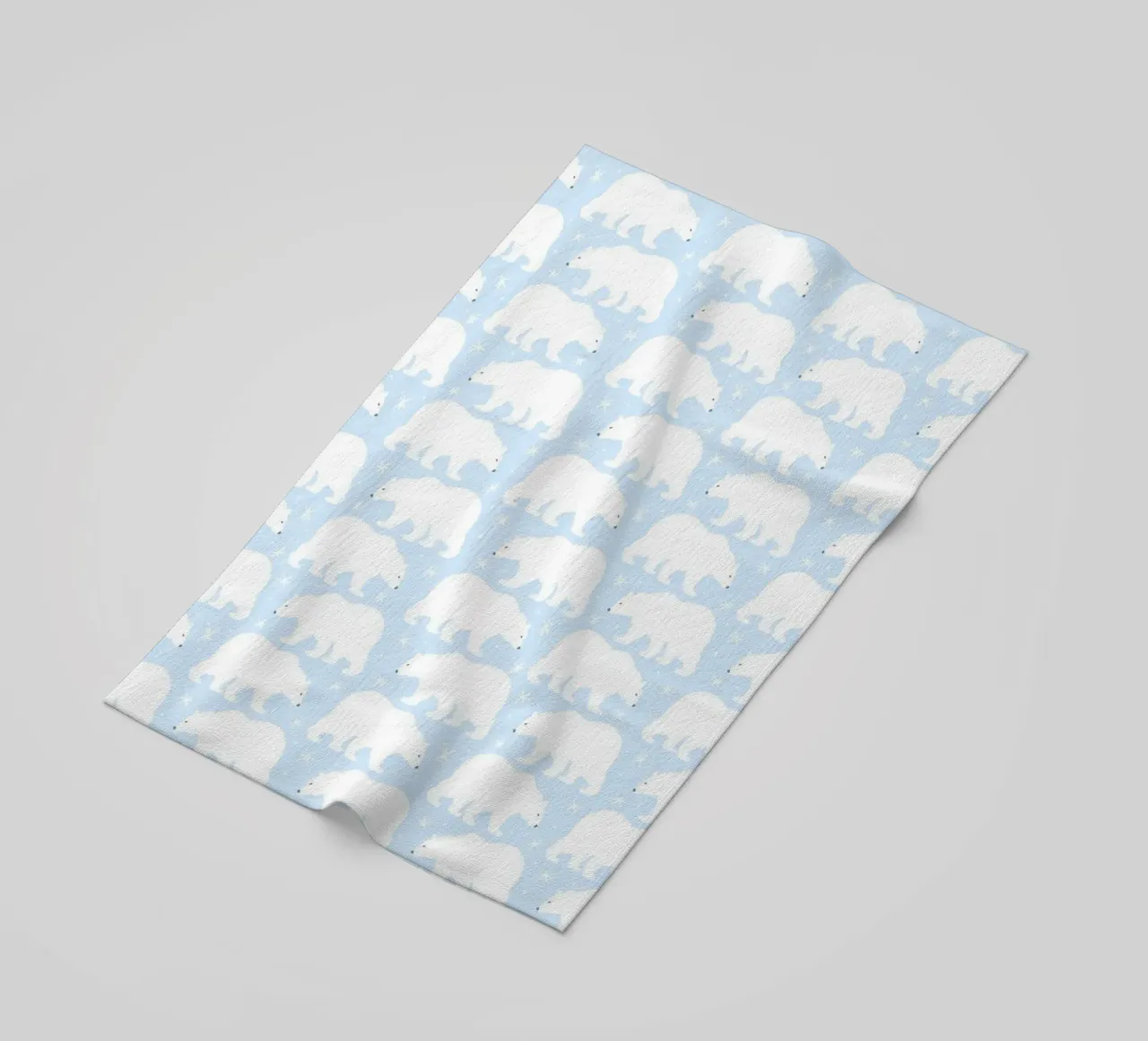 Polar Bear Pattern No 05 telo mare da treechild
