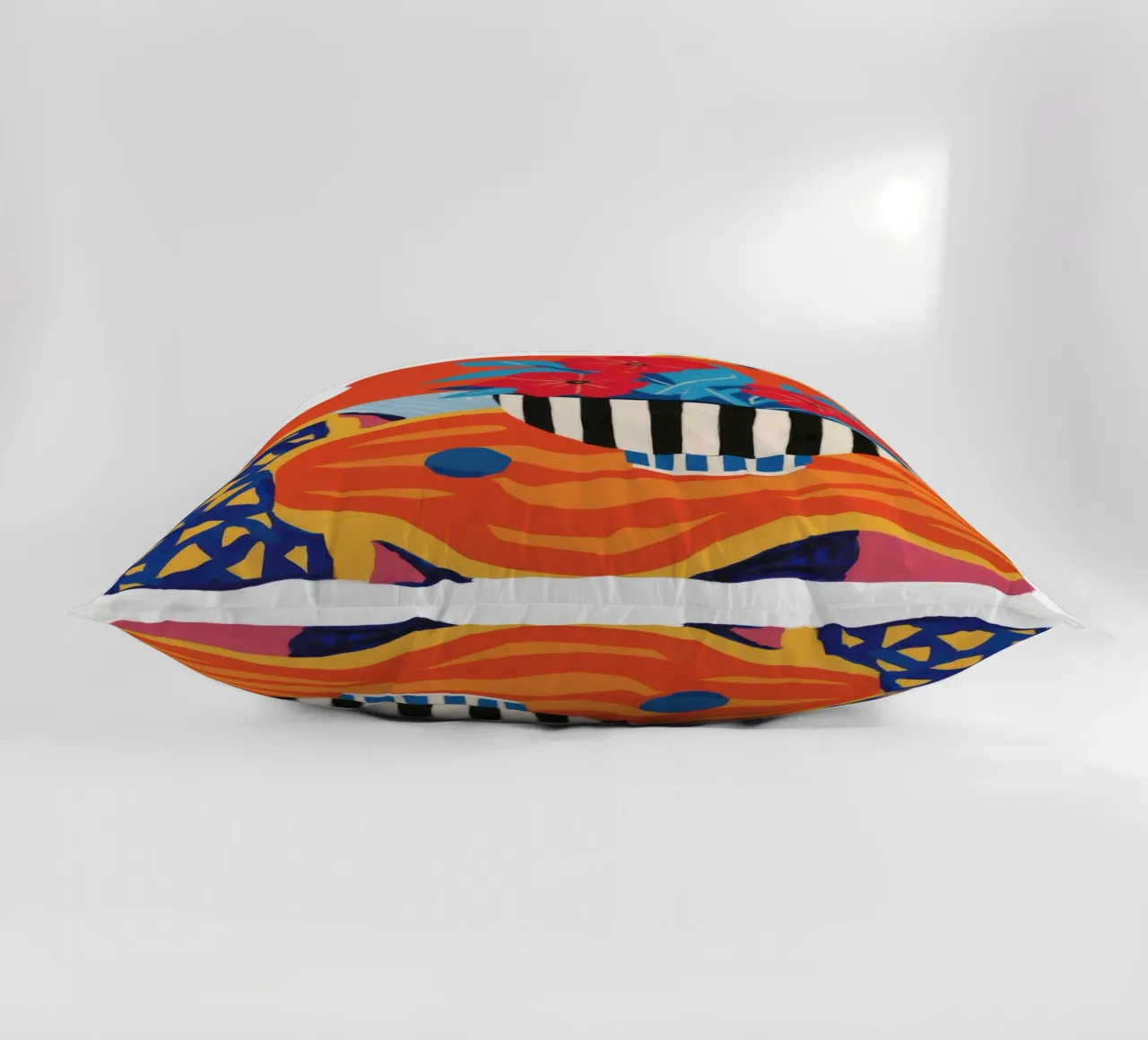 Abstract Stripe Bouquet decorative cushion by Tiga Bersama