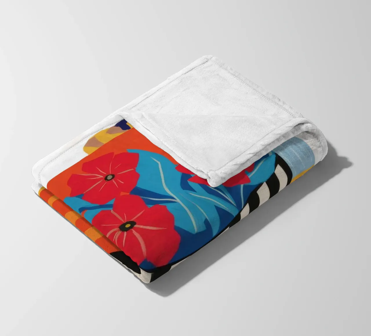 Bouquet astratto a righe coperta in pile da Tiga Bersama