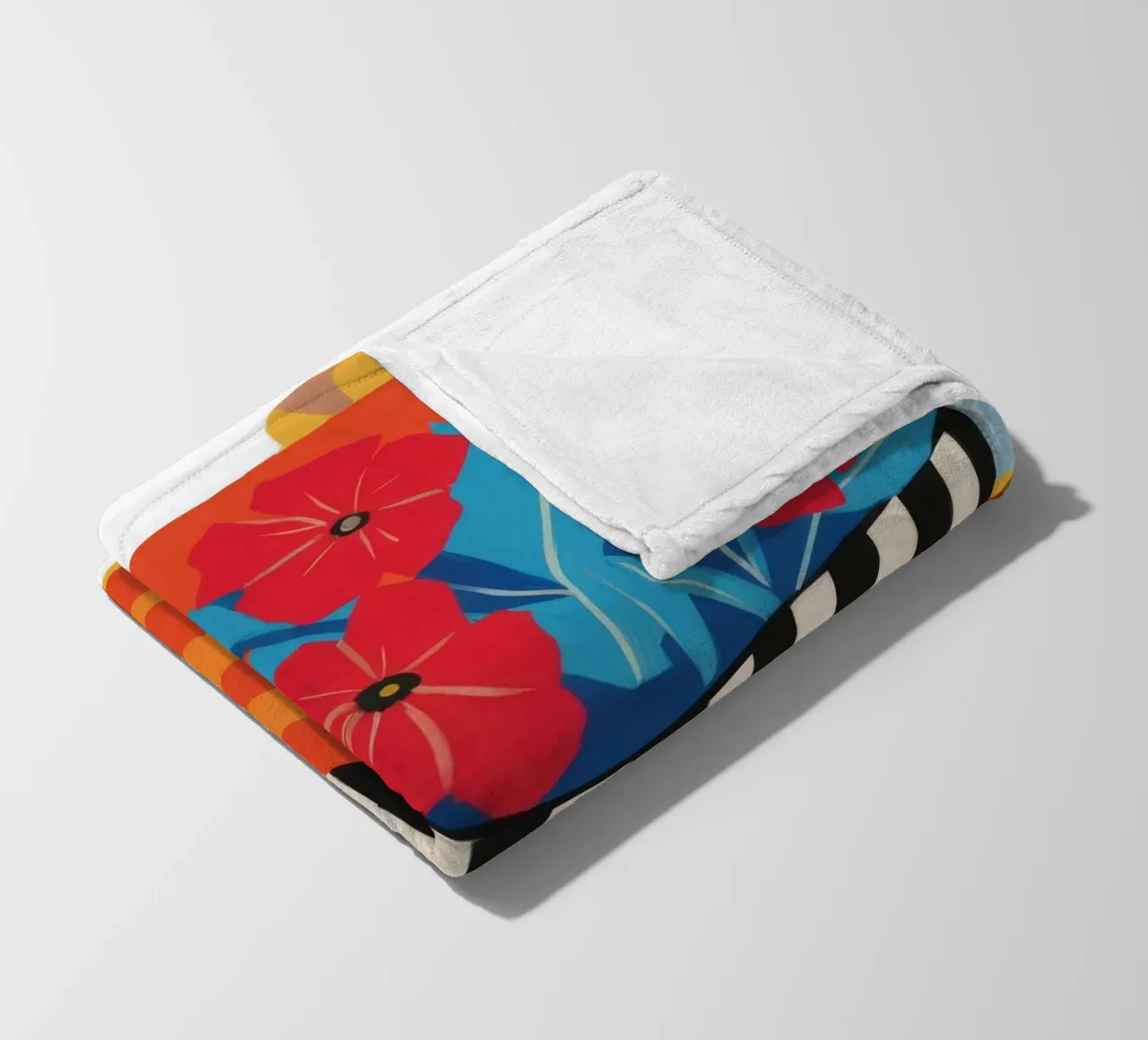 Bouquet astratto a righe coperta in pile da Tiga Bersama