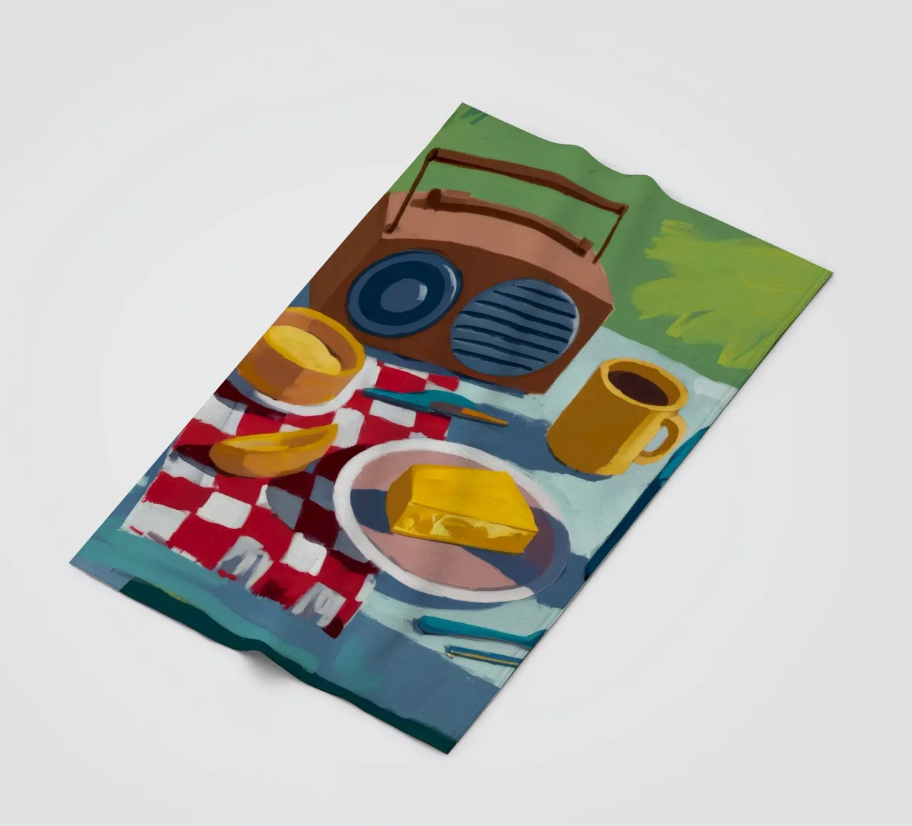 Radio Repast retrò coperta in pile da Fable Tempa