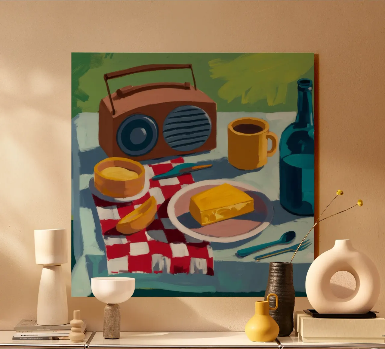 Radio Repast retrò plexiglass da Fable Tempa