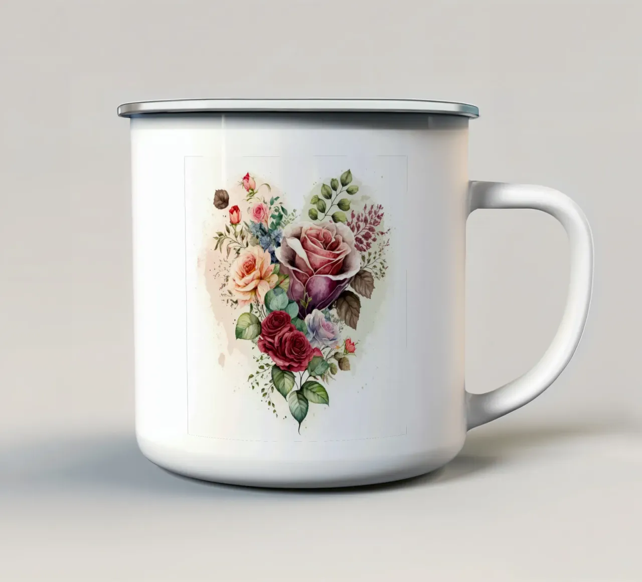 Arte da parete di Imagine tazza in smalto da Imagine