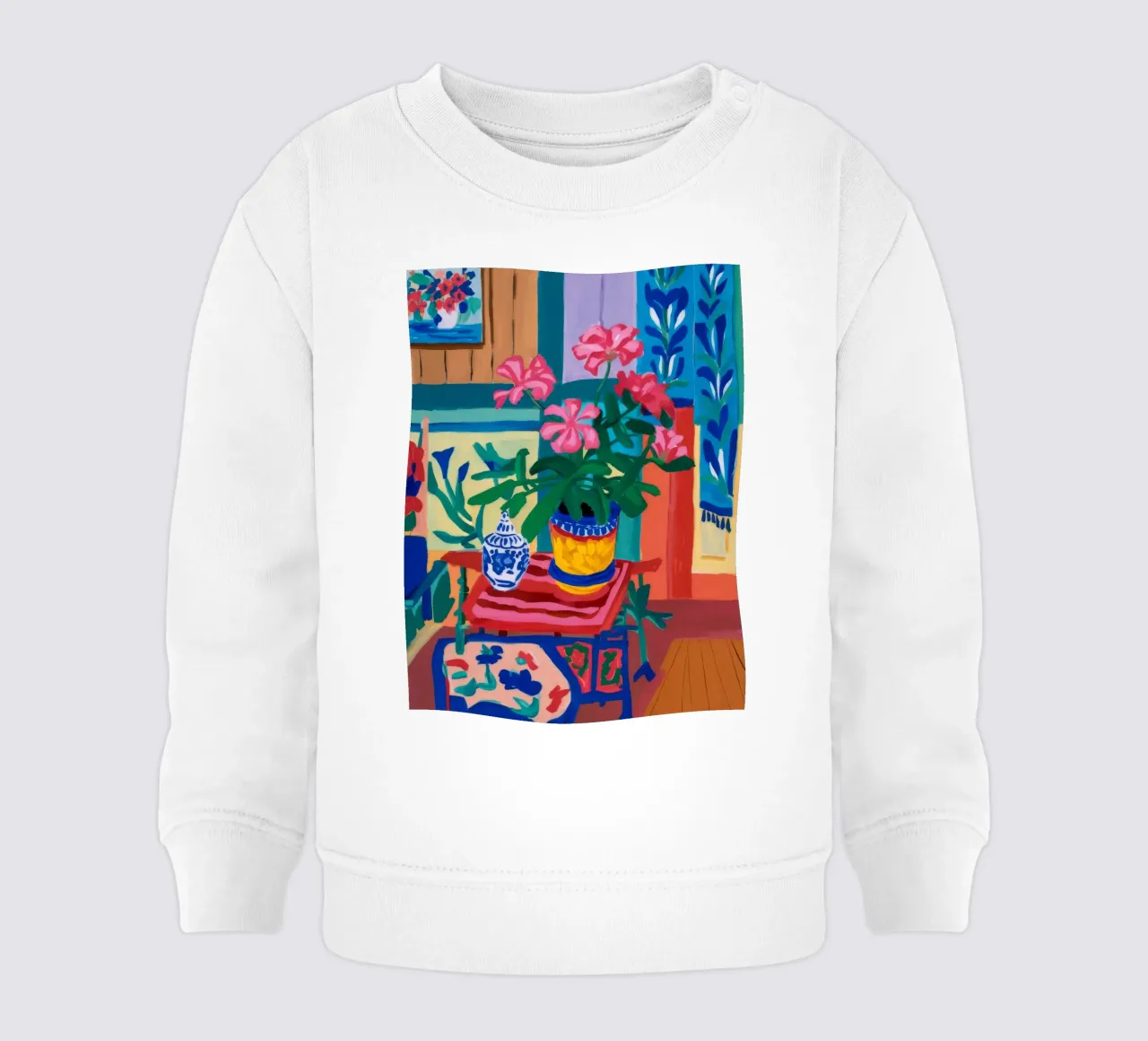 Angolo delle piante bohémien felpa neonato da Pan Denim