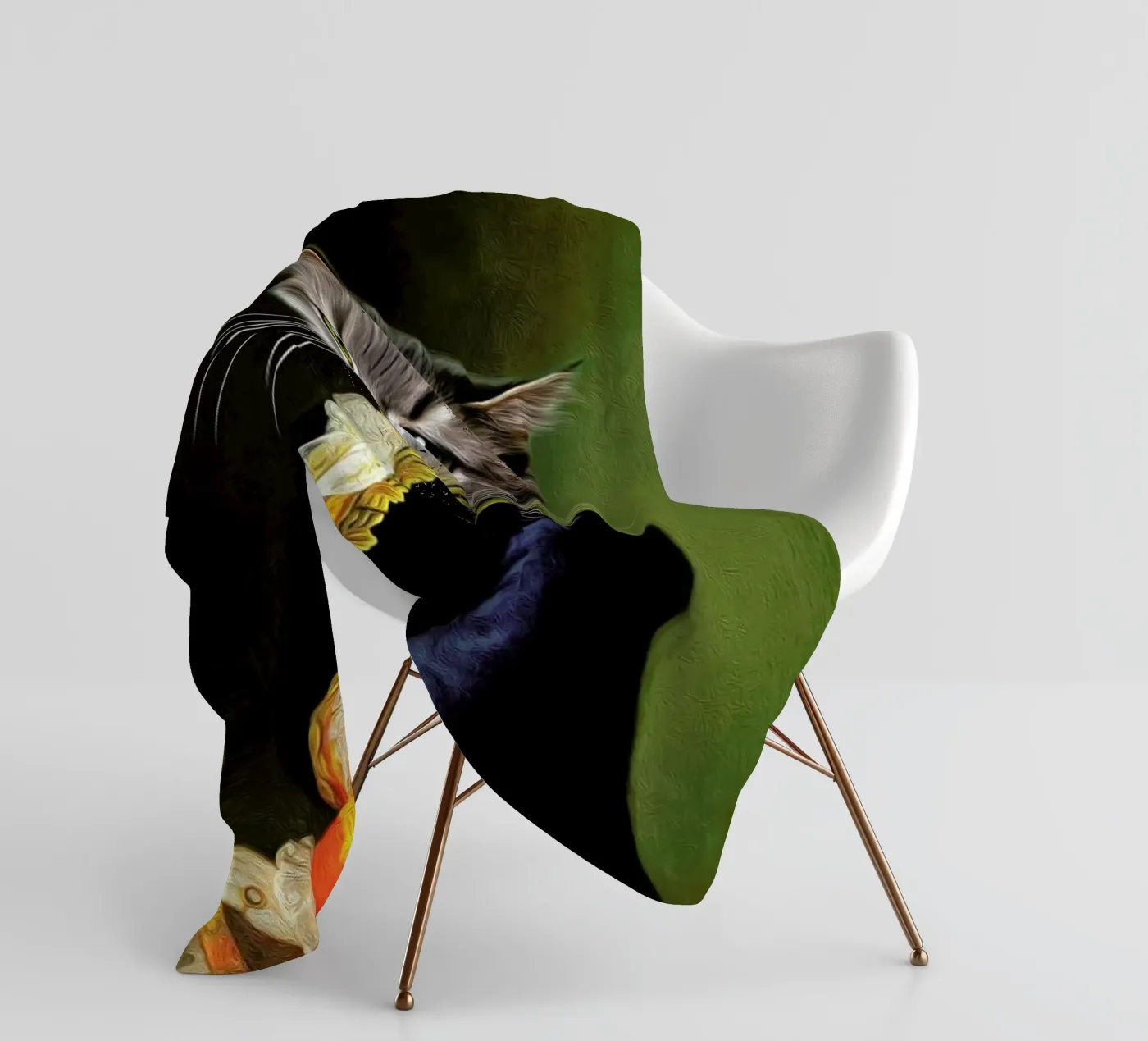 Abel fleecedeken van Tein Lucasson