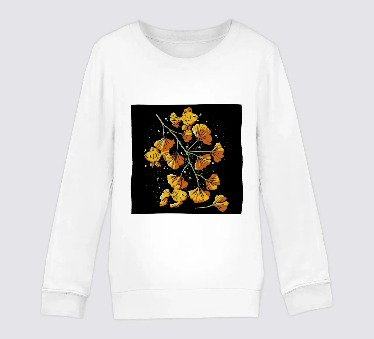 Ginkgo Golden Fish felpa bambino da Tobe Fonseca