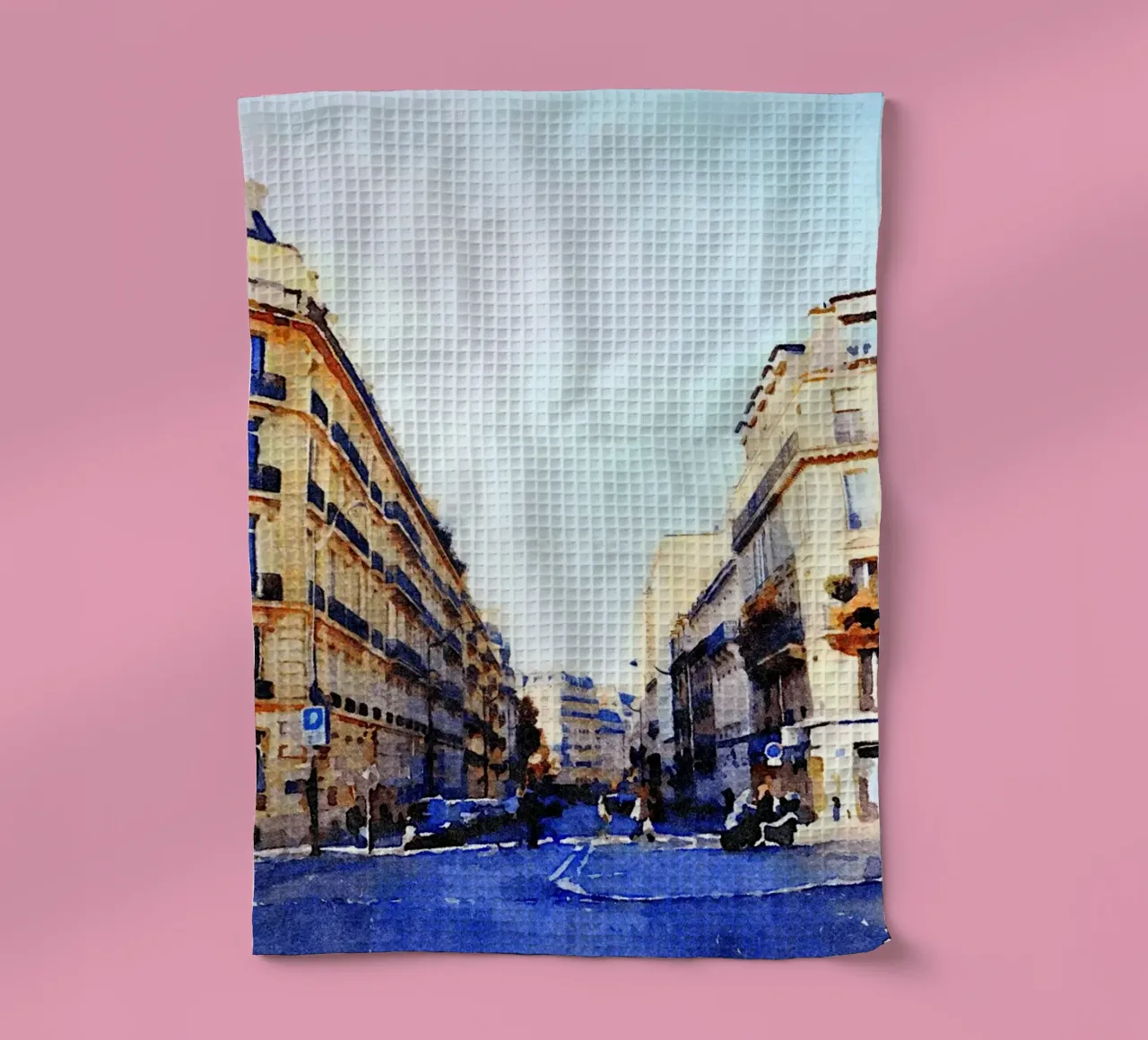 Paris tea towel by Massimo Frascogna