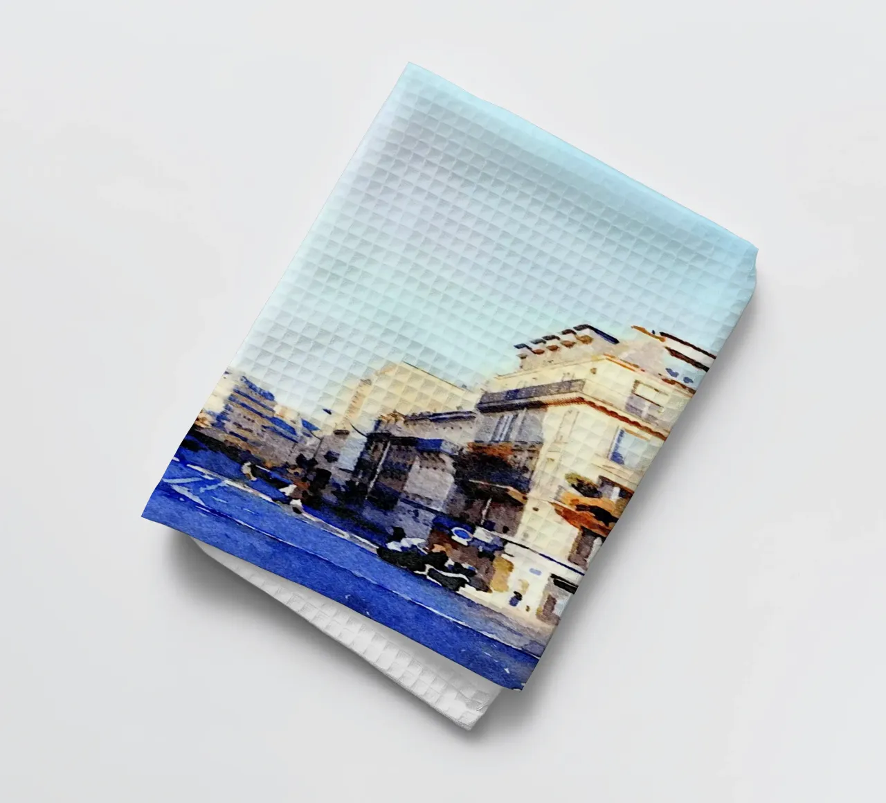 Paris tea towel by Massimo Frascogna