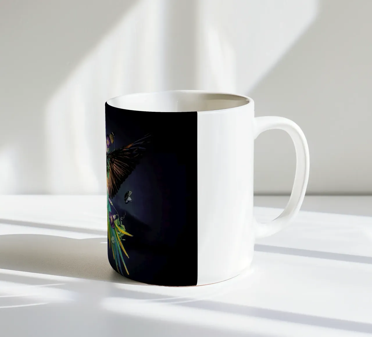 Ostrich tazza in ceramica da Wouter Rikken