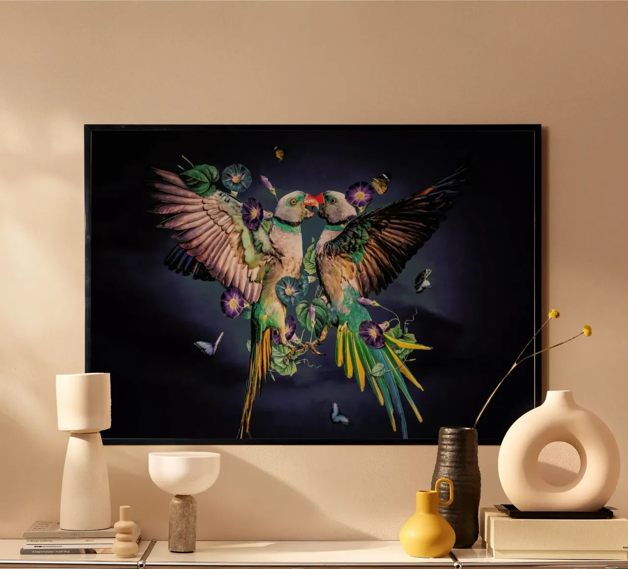 Ostrich hahnemühle by Wouter Rikken