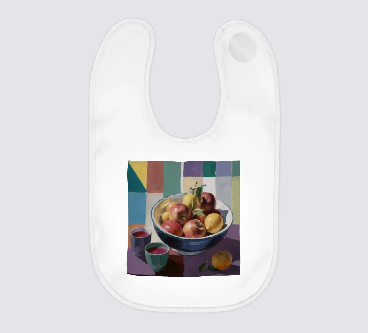 Garnet Apple Repose baby bib by Fable Tempa