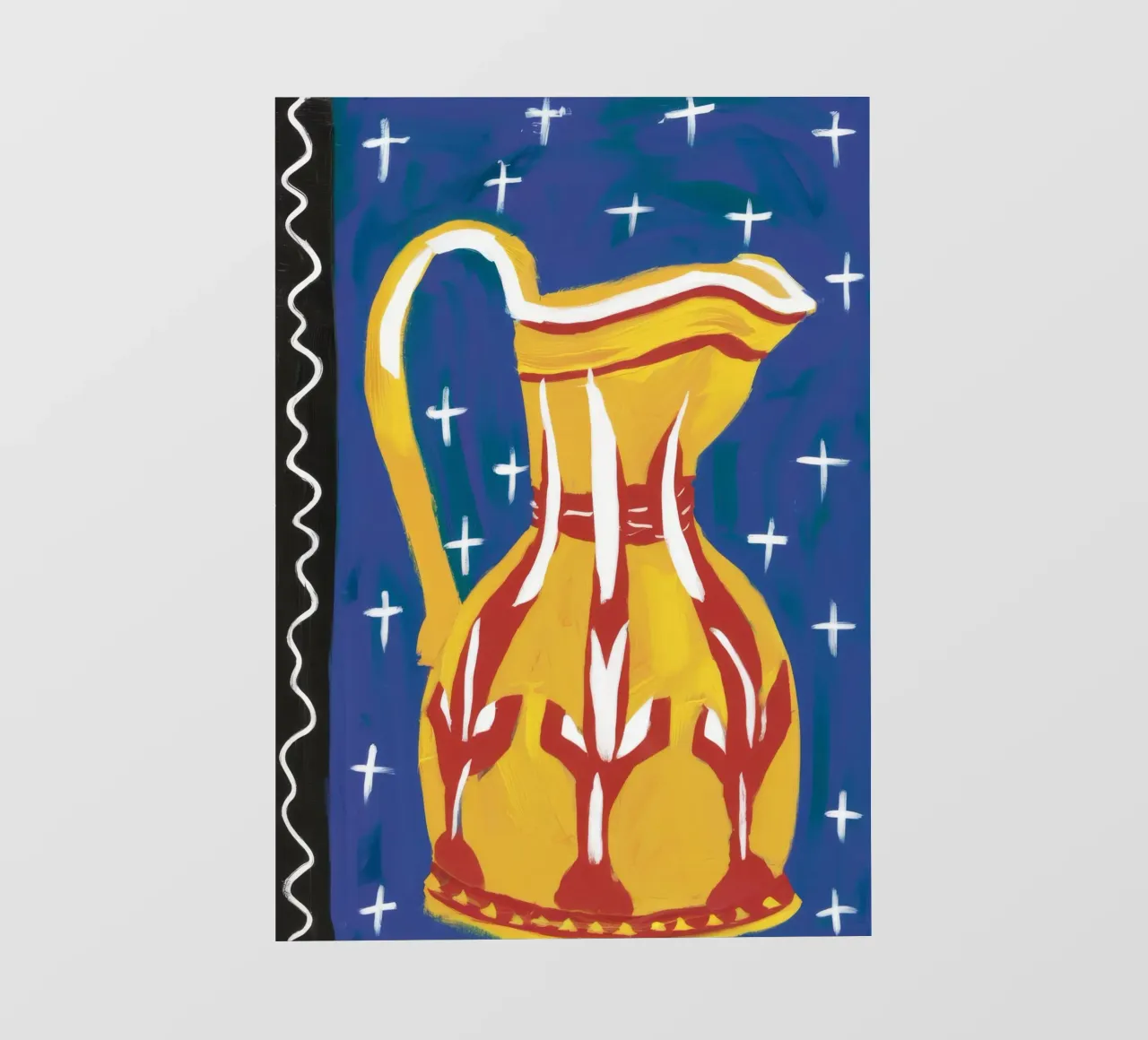 Pichet jaune Whimsy papier peint photo de Pan Denim
